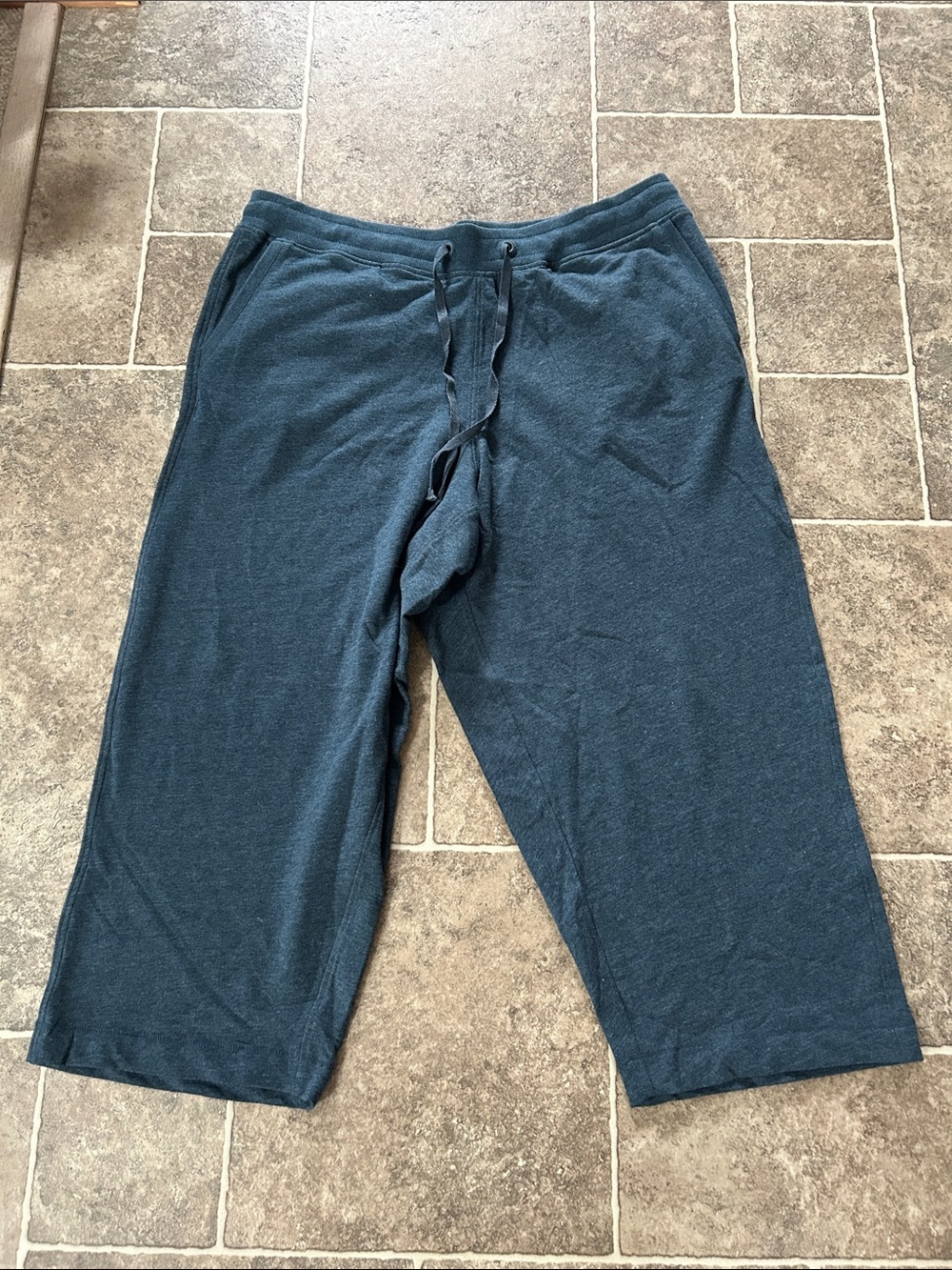 Old Ranch Dark Teal/Blue Drawstring Lounge Pants